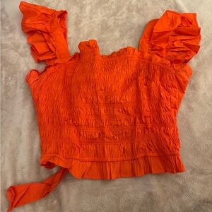 Women’s ruffled top
